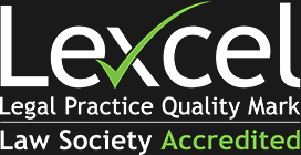 Lexcel Legal Practice Quality Mark. Law Society Accredited.
