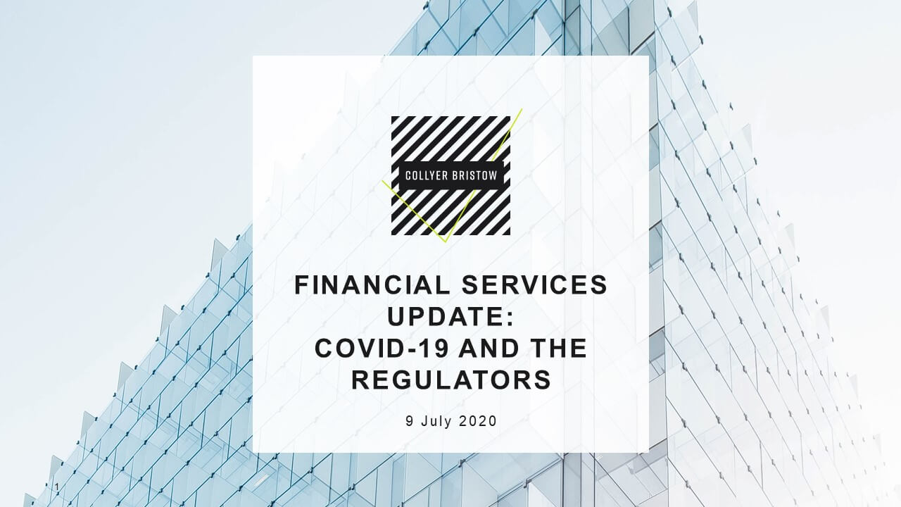 Covid-19 and the regulators