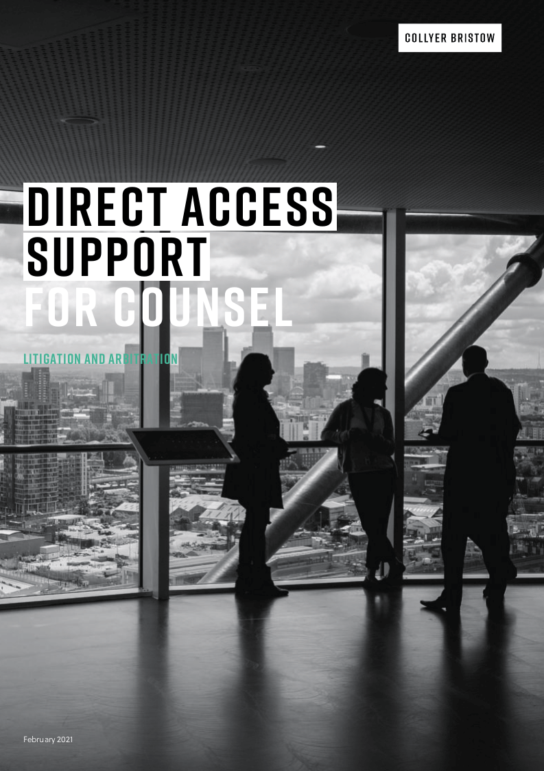 DIRECT ACCESS SUPPORT FOR COUNSEL: