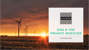 esg & the private investor flyer