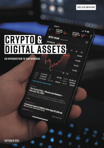 crypto and digital assets flyer