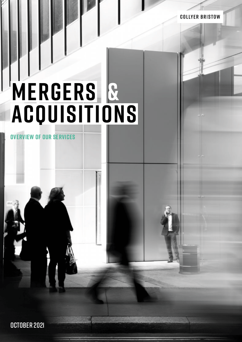 mergers and acquisitions flyer