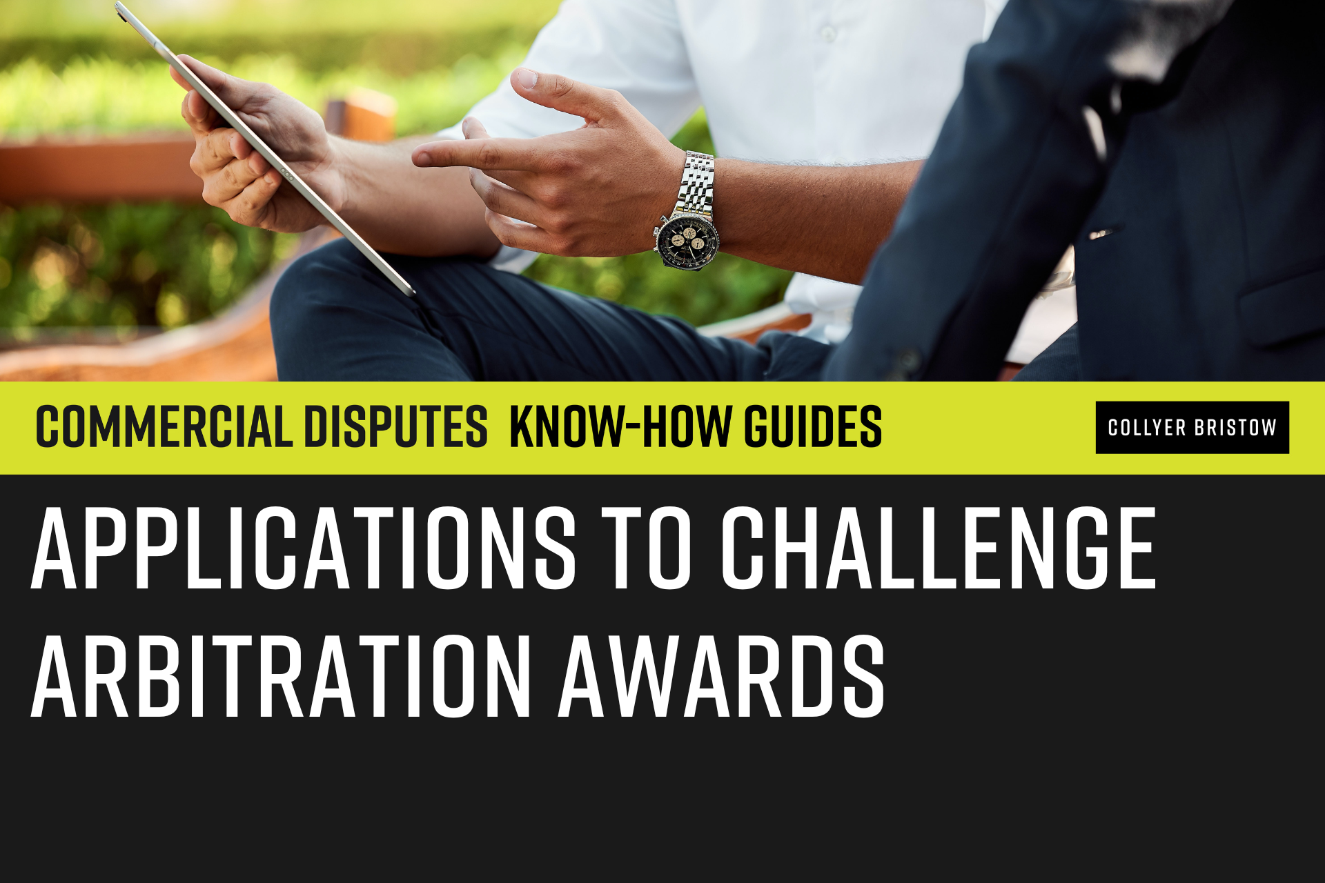 Applications to challenge arbitration awards