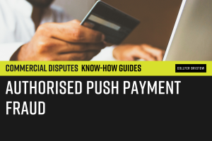 Authorised push payment fraud