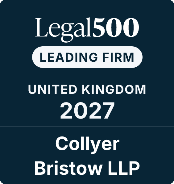 Collyer Bristow receives strong recognition in Legal 500 UK 2027 rankings